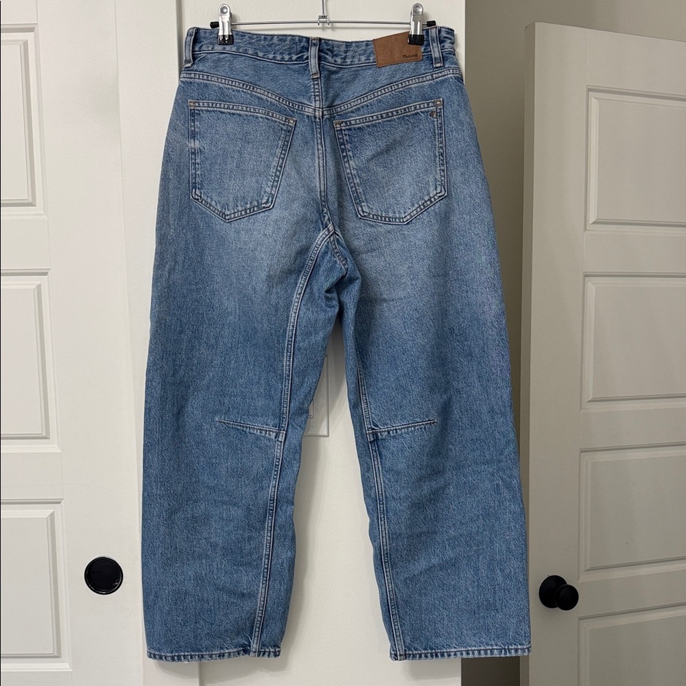 Madewell The Curvy Darted Barrel Leg Jean - Picture 3 of 5